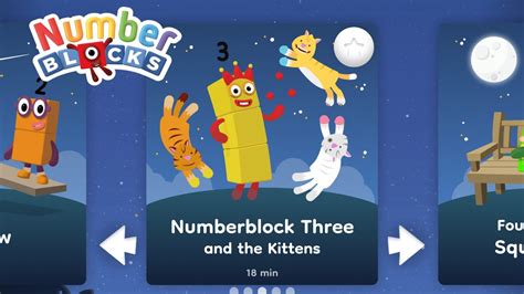 Numberblocks Bedtime Stories Numberblocks Three And The Kittens Youtube