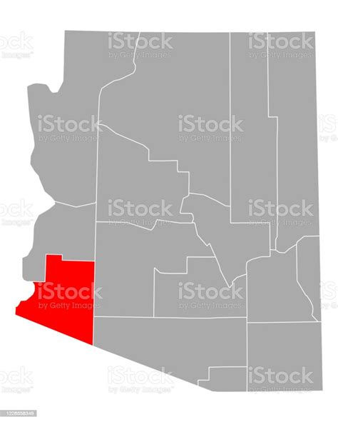 Map Of Yuma In Arizona Stock Illustration Download Image Now