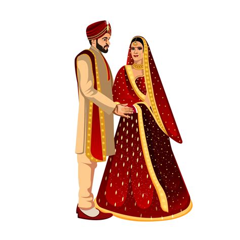 Indian Wedding Couple Pngs For Free Download