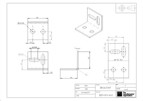 Mechanical Machine Drawing Basics