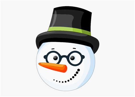 Snowman Head Png Free Transparent Clipart Clipartkey