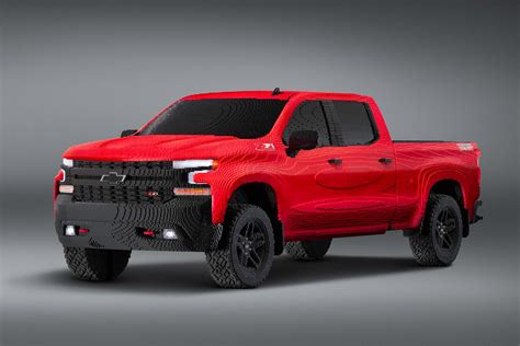 Check Out This Life Size Lego Chevy Silverado Made From 334000 Bricks