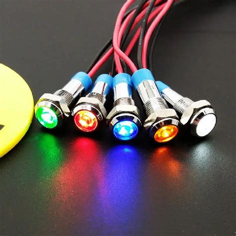 6mm Small Metal Led Indicator Light Waterproof And Explosion Proof