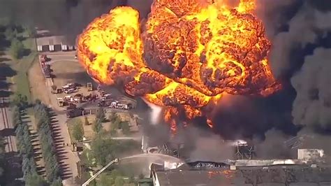 The Rockton Chemtool Explosion Causes A Large Scale Fire