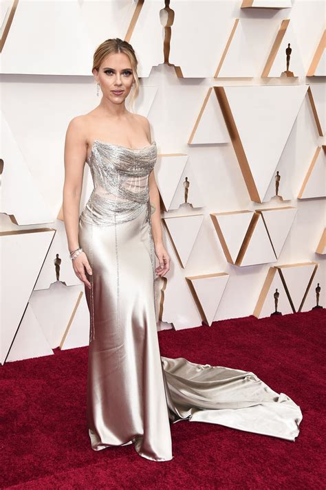 Scarlett Johansson Y Su Vestido En La Alfombra Roja De Los Oscar 2020