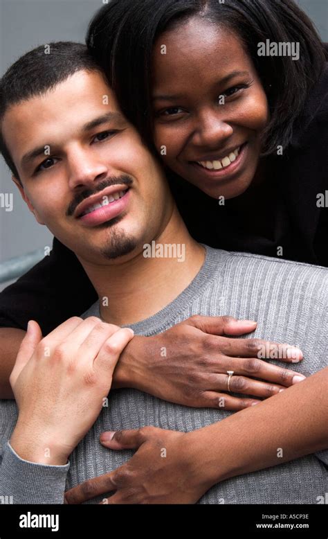 African American Couple Portrait Stock Photo Alamy