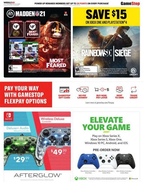 Gamestop Weekly Ad Oct 25 Oct 31 2020