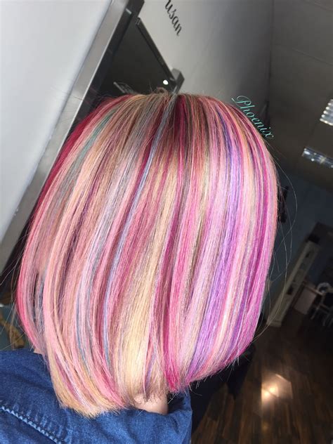 Vivids bright hair Bright colours Pink hair Magenta hair Fantasy hair Hair Bold hair Fun hair 