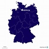 Deutschlandkarte/Hamburg von PsemiNar - Landkarte für Deutschland