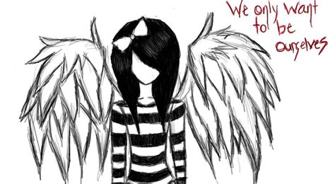 This Is One Of My Drawings That I Did Its A Emo Fallen