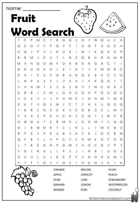 Fun Printable Word Searches