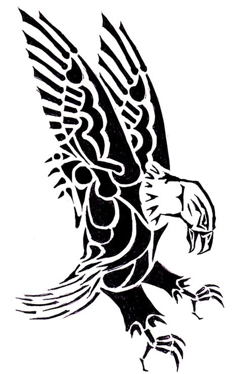 Tribal Eagle Tattoo Designs Tattoo Art Ideas Tribal Eagle Tattoo
