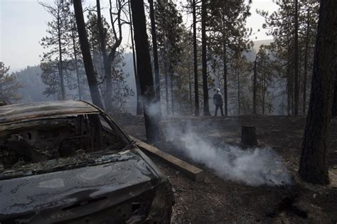 Spokane Area Wildfires Aug The Spokesman Review
