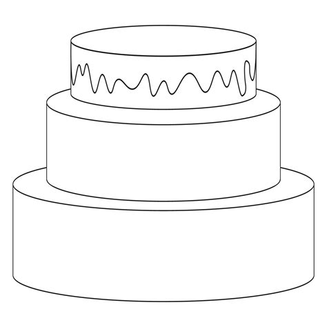 Blank Cake Design Templates Cake Templates Wedding Cake Drawing