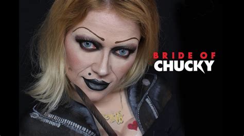 Bride Of Chucky Makeup Transformation Tiffany Makeup Youtube