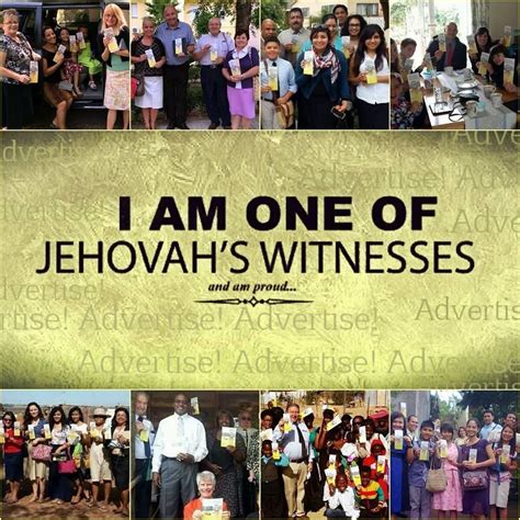 I Am Proud To Be One Of Jehovah Jehovah Jehovahs Witnesses