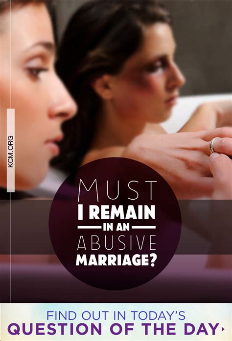 Must I Remain In An Abusive Marriage Kenneth Copeland Ministries