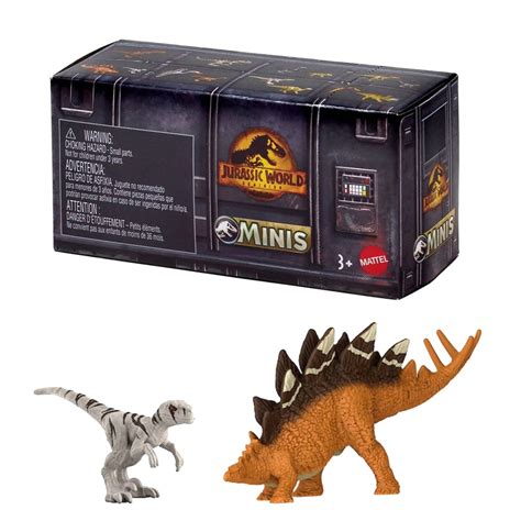Jurassic World Dominion Minis Stegosaurus And Atrociraptor Animal