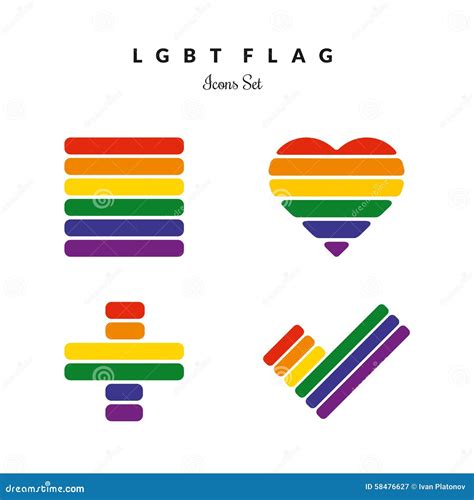 lgbt pride flag rainbow icons vector illustratie illustratie 64080 hot sex picture