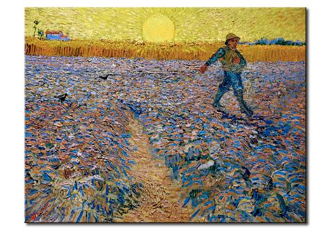 Wandbild Sämann bei Sonnenuntergang Vincent van Gogh Kunstdrucke