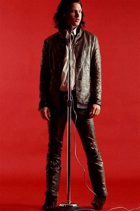 Jim Morrison Always In Leather In Almost All Of His Performances He