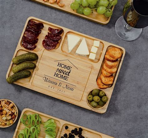 Large Charcuterie Board Personalized Cheese Board Engraved Etsy