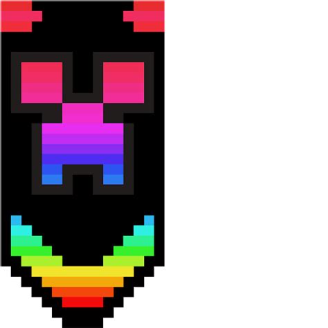 Rainbow Creeper Cape Nova Skin Minecraft Skins Creeper Creepers