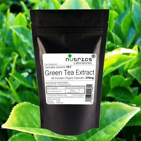 100 Pure Green Tea Extract 570mg Strong Vegan Capsules 95 Etsy Uk