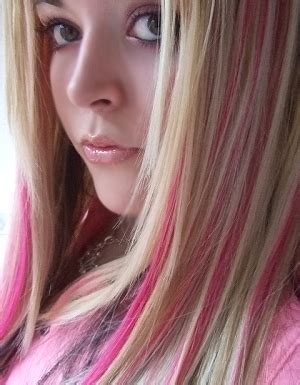 Blonde hair with pink tips. pink highlights on Pinterest | Pink Hair, Blonde Hair and ...