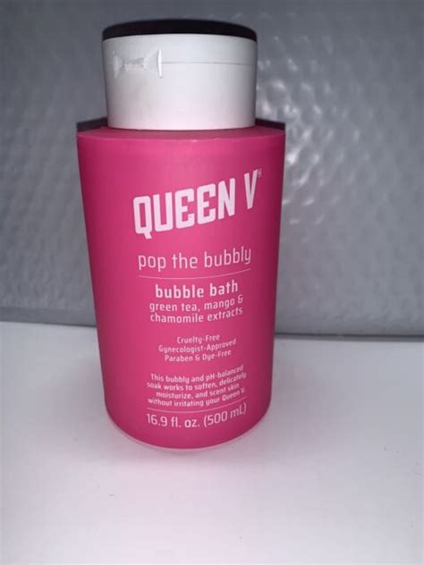 Queen V Pop The Bubbly Ph Balanced Bubble Bath Soak 169oz New Free
