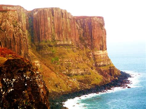 Kilt Rock Is A Spectacular Geological Feature On The Ne Coast Of Skye
