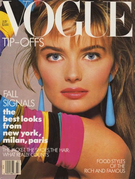 80s Fashion 25 Things Cool People Wore In The 1980s Best Life Paulina Porizkova Vogue
