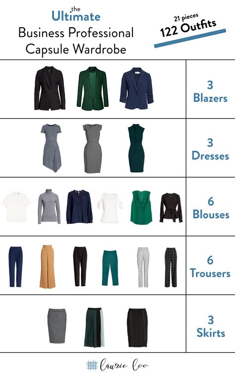 Business Professional Capsule Wardrobe The Laurie Loo