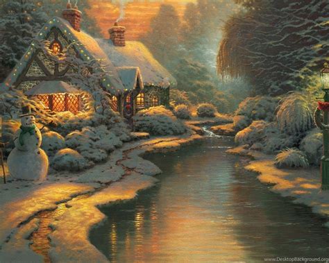 Check out our thomas kinkade art selection for the very best in unique or custom, handmade pieces from our prints shops. Download Thomas Kinkade Winter Wallpapers 1080p Desktop ...