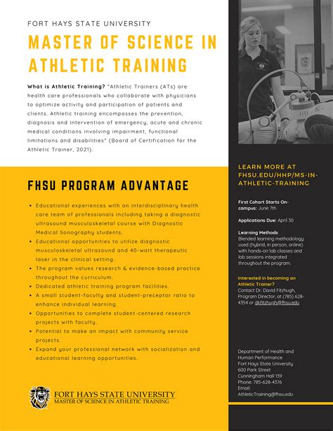 FHSU adding a master’s in athletic training - Fort Hays State