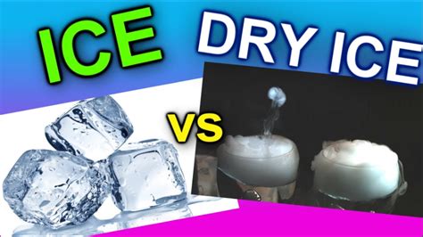 Ice Vs Dry Ice Which Cools Better Youtube