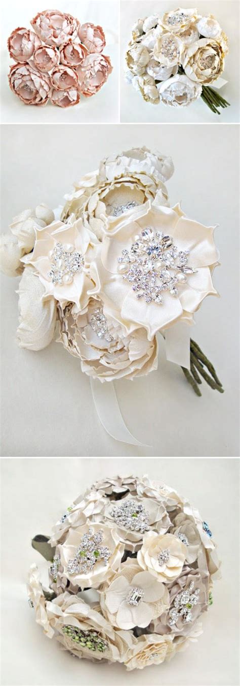 Satin Dresses Silk Bridal Bouquets From Emici Bridal