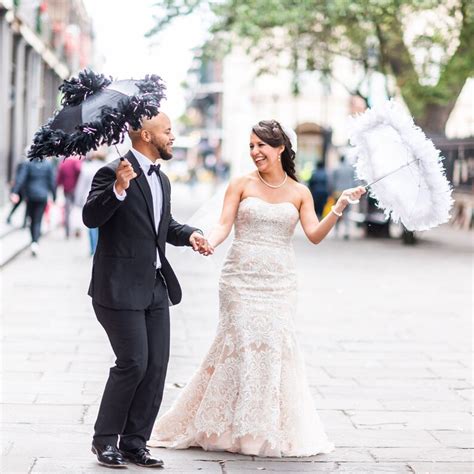 Second Line Umbrellas New Orleans Wedding Bride And Groom Etsy