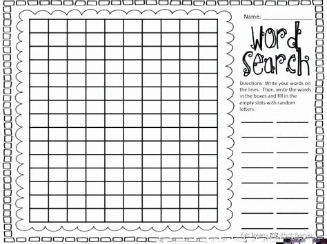 Blank Crossword Puzzle Maker New Free Make Your Own Crossword Puzzles