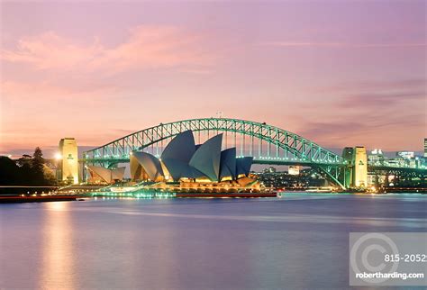 Sydney Opera House And Harbour Stock Photo
