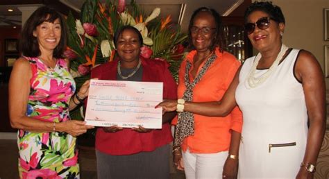 100 Women Who Care Donate To Raise Your Voice The St Lucia Star