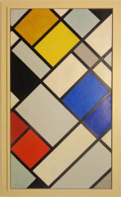 ‘contra Compositie Xvi Door Theo Van Doesburg Uit 1925 Wand