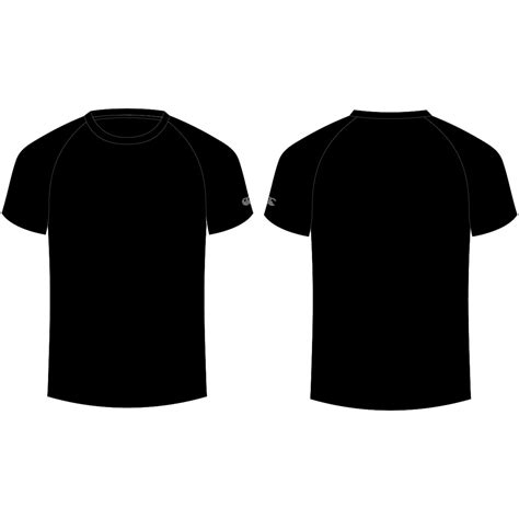 Black Shirt Front And Back Clipart Best