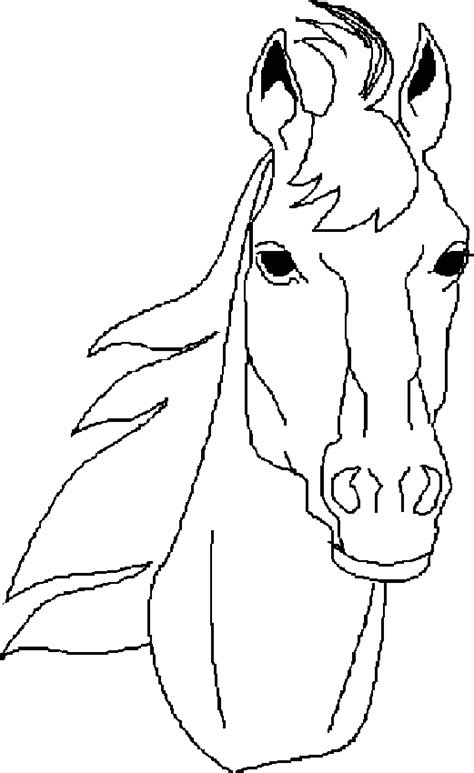 Horse Head Coloring Pages Sketch Coloring Page Horse Coloring Pages