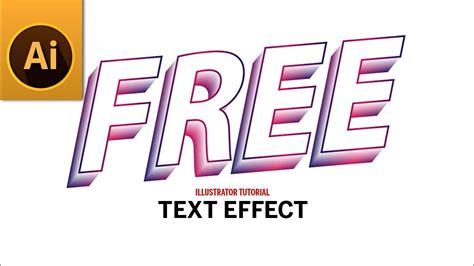 Text Effects Video Tutorials Adobe Illustrator