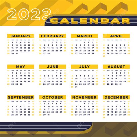 2023 Calendar 3d Corporate Style 2023 Calendar Calendar 2023