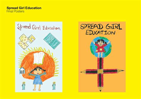 Save Girl Child Spread Girl Education On Behance