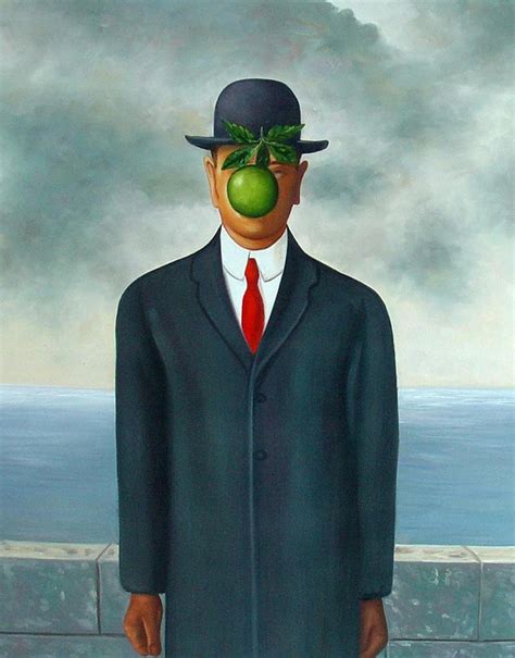 Rene Magritte The Son Of Man 1964 Poster Art Reproduction Etsy