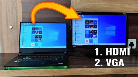 How To Connect External Monitor To Your Laptop Connect Second Monitor