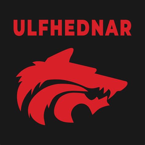 Ulfhednar Red Logo Viking T Shirt Teepublic
